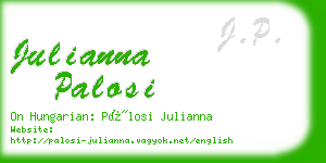 julianna palosi business card